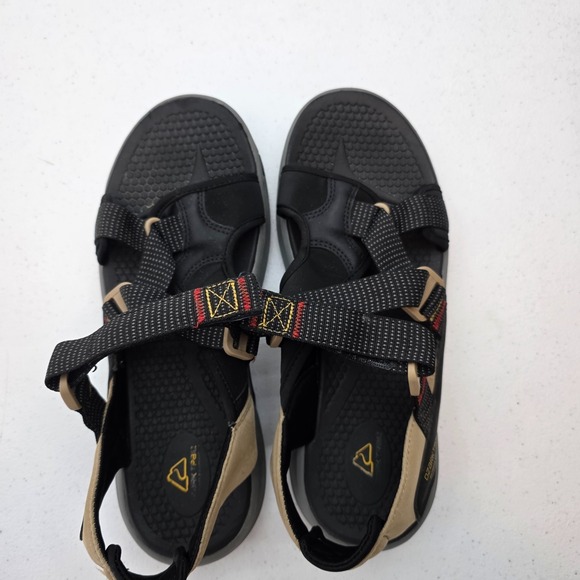 Ozark Trail Mens Hiking Sandals Black Tan Outdoor Strappy Athletic Size 10 - Picture 3 of 7